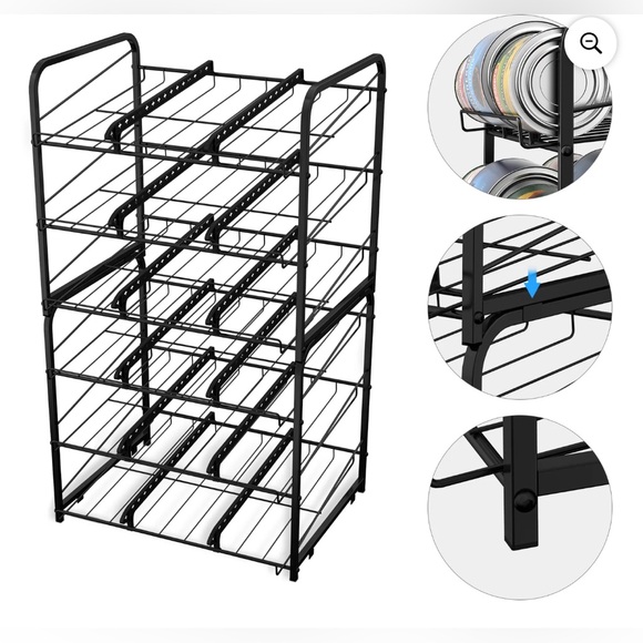 2 Pack,3 Tier Stackable Can Organizer - NEW IN BOX - Picture 12 of 12